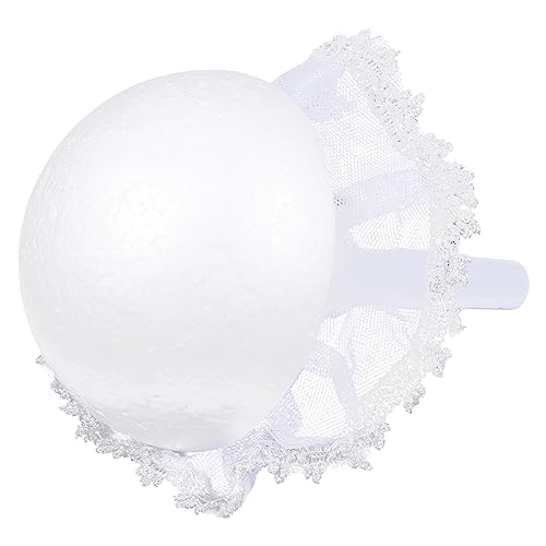 UTHCLO Eleganter Brautstraußhalter Schaumstoff mit Spitze Langlebiger Halbkugel Blumenhalter für DIY Hochzeitssträuße Silberner Spitzenverzierung und Praktischem Griff für Braut und UTHCLO Eleganter Brautstraußhalter Schaumstoff mit Spitze Langlebiger Halbkugel Blumenhalter für DIY Hochzeitssträuße Silberner Spitzenverzierung und Praktischem Griff für Braut und von UTHCLO