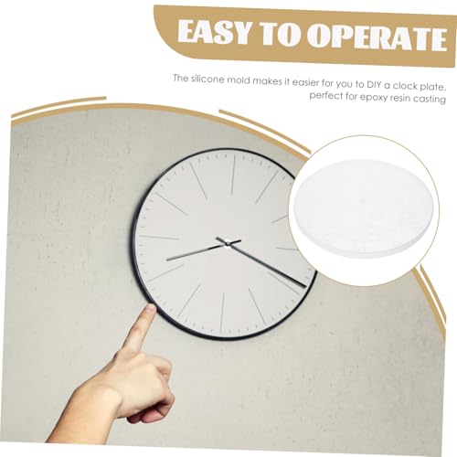 UTHCLO Epoxidharz Silikonform Uhr DIY Gießform Runde Uhr mit Arabischen und Römischen Ziffern Wiederverwendbare Silikonform für Bastelarbeiten und Harzkunst UTHCLO Epoxidharz Silikonform Uhr DIY Gießform Runde Uhr mit Arabischen und Römischen Ziffern Wiederverwendbare Silikonform für Bastelarbeiten und Harzkunst von UTHCLO