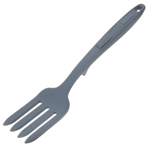 UTHCLO Ergonomische Silikon kochgabel Spaghetti server Große Wiederverwendbare Pasta gabel Komfortabler Griff für Küche Familien Restaurants Hotels Camping von UTHCLO