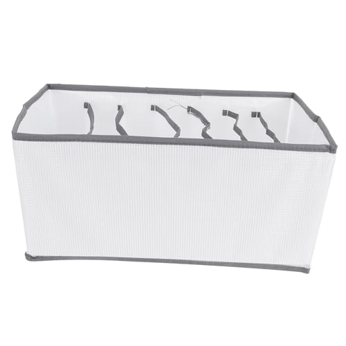 UTHCLO Faltbare Aufbewahrungsbox mit Fächern aus PVC Waschbarer Kleiderschrank Organizer für Leggings und Kleidung Großer Stabiler Wäschespeicher für Schrank Schlafzimmer von UTHCLO