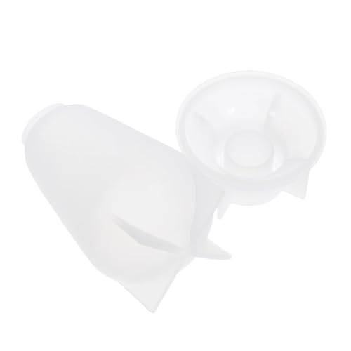 UTHCLO Flexible Silikonform mit Sockel für DIY Resin Gießen Hitze Kältebeständige Glühbirnenform für Kerzen Harzkunst Blumen und Seifen Vielseitige Gießform für Bastelprojekte von UTHCLO