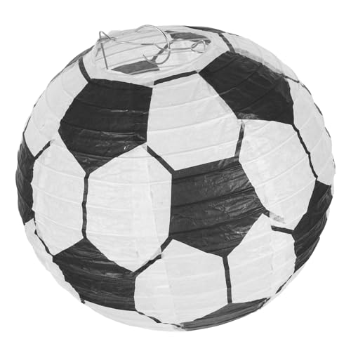 UTHCLO Fußball Papierlaterne Hängend Leicht Indoor Outdoor Party Deko Fußball Geburtstag Junge Party Dekoration Sport Thema Vielseitig für Garten Fenster Decke von UTHCLO