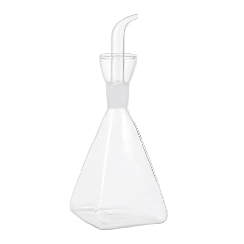 UTHCLO Glas Ölflasche Quadratisch Einfache Kreative Küchenflasche aus Hochwertigem Glas Praktisch für Essig Sojasauce Öl Vielseitig Einsetzbar Auslaufsicher für Küche und Restaurant von UTHCLO