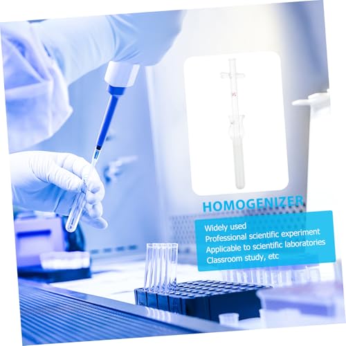 UTHCLO Glas Zellgewebehomogenisator Hochtemperaturbeständig Laborbedarf Präzises Mahlen und Zerkleinern für Wissenschaftliche Experimente und Zellforschung von UTHCLO