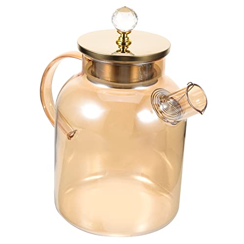 UTHCLO Glaskaraffe Hochtemperaturbeständige Wasserkaraffe Mit Deckel Transparent Für Saft Tee Und Kalte Getränke Praktisch Für Zuhause Und Gastronomie UTHCLO Glaskaraffe Hochtemperaturbeständige Wasserkaraffe Mit Deckel Transparent Für Saft Tee Und Kalte Getränke Praktisch Für Zuhause Und Gastronomie von UTHCLO