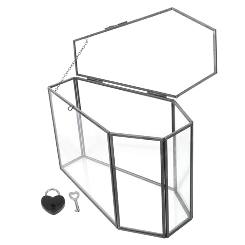 UTHCLO Gothic Ausstellungsbox Dekor Sargplatte Sargschale Sarg Für Erwachsene Sargvase Sargkasten Mini Sarg Glasboxen Zur Präsentation Transparentes von UTHCLO