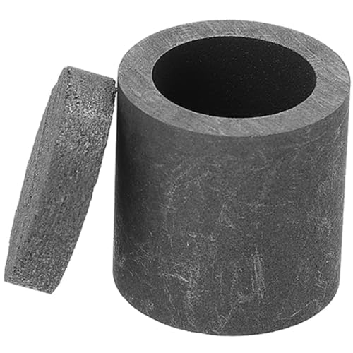 UTHCLO Graphit Schmelztiegel mit Deckel Kleiner Hochtemperatur tiegel für Metallgießen und Schmuckschmelzen Stabiler Gussbehälter mit Guter Wärmeleitung für Labore und Heimgebrauch UTHCLO Graphit Schmelztiegel mit Deckel Kleiner Hochtemperatur tiegel für Metallgießen und Schmuckschmelzen Stabiler Gussbehälter mit Guter Wärmeleitung für Labore und Heimgebrauch von UTHCLO
