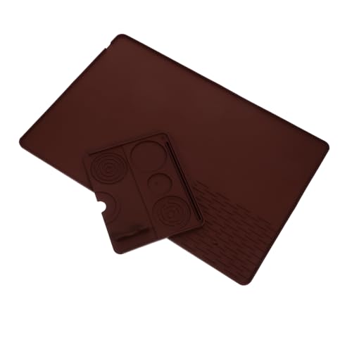 UTHCLO Große Silikon Kaffee Matte Rutschfeste Schutzmatte mit Abnehmbarem Tamper Pad Hitzebeständig für Kaffeemaschinen und Geschirrständer UTHCLO Große Silikon Kaffee Matte Rutschfeste Schutzmatte mit Abnehmbarem Tamper Pad Hitzebeständig für Kaffeemaschinen und Geschirrständer von UTHCLO