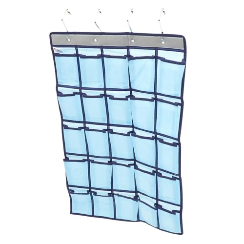 UTHCLO Hängende Handy Aufbewahrungstasche Leichter Organizer mit Fächern für Wand Tür oder Schrank aus Hochwertigem Pflegeleichtem Material Hellblau für Klassenzimmer und Zuhause UTHCLO Hängende Handy Aufbewahrungstasche Leichter Organizer mit Fächern für Wand Tür oder Schrank aus Hochwertigem Pflegeleichtem Material Hellblau für Klassenzimmer und Zuhause von UTHCLO
