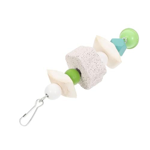 UTHCLO Hängendes Papageien Kauspielzeug mit Calciumzusatz Langlebiges Sicheres Zahnpflege Vögel Leicht zu Befestigen im Käfig Farbenfrohes Beschäftigungsspielzeug für Wellensittiche und von UTHCLO