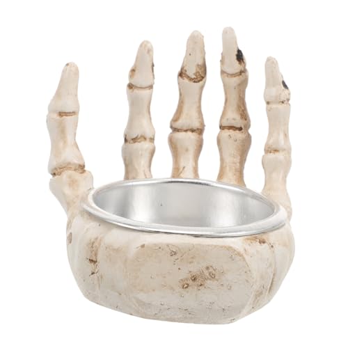 UTHCLO Halloween Deko Teelichthalter Skelett Hand aus Harz Gruseliger Schädel Kerzenständer für Party Halloween Dekoration Einzigartiger Horror Kerzenhalter UTHCLO Halloween Deko Teelichthalter Skelett Hand aus Harz Gruseliger Schädel Kerzenständer für Party Halloween Dekoration Einzigartiger Horror Kerzenhalter von UTHCLO