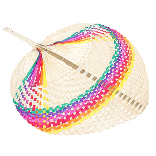 UTHCLO Handgefertigter Fächer Dekorativer Wandschmuck Leicht und Tragbar Handgewebter für Sommer und Hochzeiten Chinesisches Design für und Außenbereich von UTHCLO