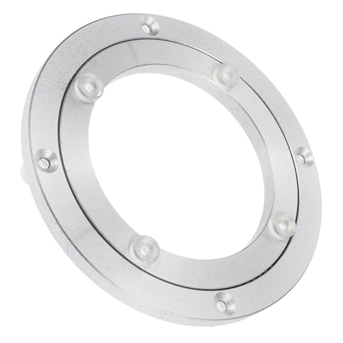 UTHCLO Heavy Duty Aluminiumlegierung Drehbarer Drehteller Drehbare Basis Robust Geräuschlos Für Esstisch Lazy Susan DIY Drehteller von UTHCLO