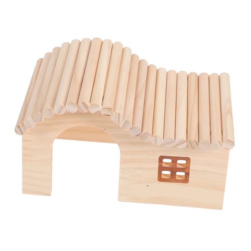UTHCLO Holz Hamster Versteck Haus Mittelgroß Natürliche Schlaf und Rückzugsmöglichkeit für Hamster Mäuse und Igel Vielseitiges Aktivitätszentrum und Dekoratives Haustierversteck UTHCLO Holz Hamster Versteck Haus Mittelgroß Natürliche Schlaf und Rückzugsmöglichkeit für Hamster Mäuse und Igel Vielseitiges Aktivitätszentrum und Dekoratives Haustierversteck von UTHCLO