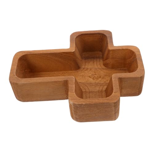 UTHCLO Holz Servierplatte Kreuzform Multifunktionaler Obst und Snack Tablett Natürliche Holzoptik Vielseitiges Dekotablett für Küche und Wohnbereich UTHCLO Holz Servierplatte Kreuzform Multifunktionaler Obst und Snack Tablett Natürliche Holzoptik Vielseitiges Dekotablett für Küche und Wohnbereich von UTHCLO