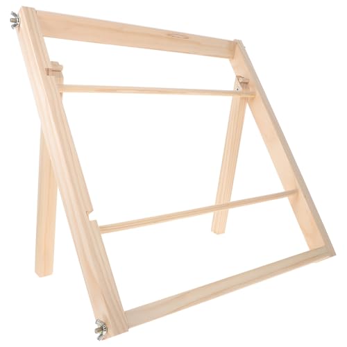 UTHCLO Holzbandspulenhalter Organizer Rack für Geschenkband und Satinbänder Platzsparend Installieren für Bastelzimmer Blumenladen und Geschenkpapier Aufbewahrung von UTHCLO