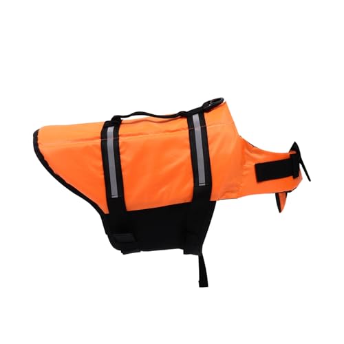 UTHCLO Hund Schwimmweste aus Oxford Verstellbar mit Schnappverschluss Atmungsaktiv und Strapazierfähig Reflektierend für Kleine bis Mittelgroße Hunde für Pool Strand und Bootfahren im von UTHCLO