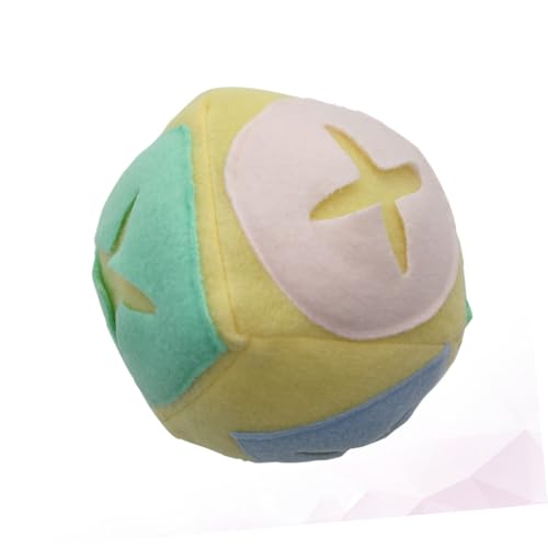 UTHCLO Hundespielzeug Schnüffelball Interaktives Kauspielzeug für Hunde Emotionale Beruhigung Bissfester Trainingsball zur Beschäftigung und Geruchssinnförderung Langlebig für Zuhause von UTHCLO