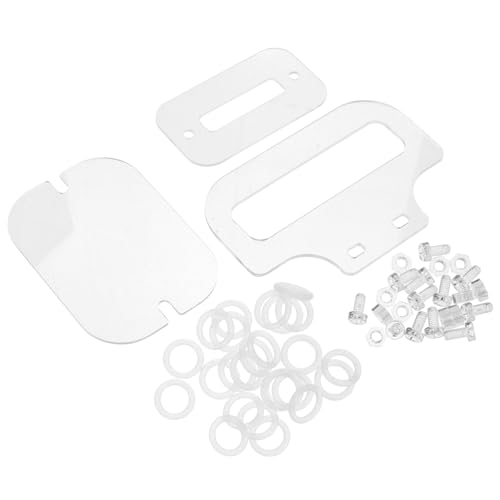 UTHCLO Käfig Zubehör Schrauben und Muttern Kit mit Dichtung Fixierplatten für Kleine Haustierkäfige Transparent und Leicht zu Reinigen Einfache und Hohe Sichtbarkeit von UTHCLO