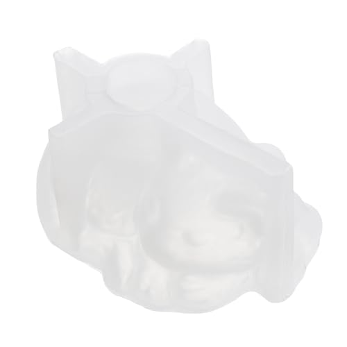 UTHCLO Katzen Silikonform Deko Silikonform Katzen Blumentopfform Blumentopfform DIY Betonformen Sukkulenten Topfformen Vase Silikonharzform Silikon Pflanzgefäßform Weißes von UTHCLO