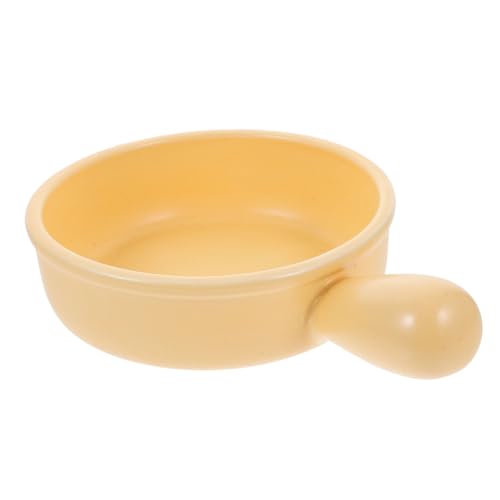 UTHCLO Keramik Steintopf mit Griff Hitzebeständig für Langsames Schmoren und Gleichmäßige Wärmeverteilung Ergonomischer Griff für Tragen für Zuhause und Familienessen von UTHCLO