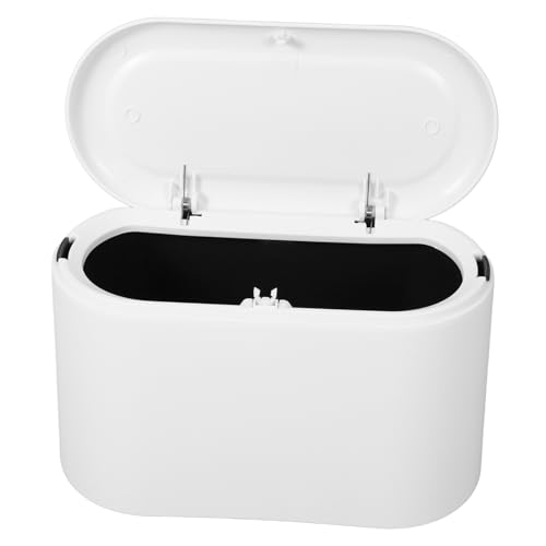 UTHCLO Kleiner Desktop Mülleimer mit Klappdeckel Kompakter Papierkorb für Schreibtisch Wiederverwendbarer Aufbewahrungsbehälter für Büro Schlafzimmer und Wohnzimmer Stilvoll und Leicht UTHCLO Kleiner Desktop Mülleimer mit Klappdeckel Kompakter Papierkorb für Schreibtisch Wiederverwendbarer Aufbewahrungsbehälter für Büro Schlafzimmer und Wohnzimmer Stilvoll und Leicht von UTHCLO