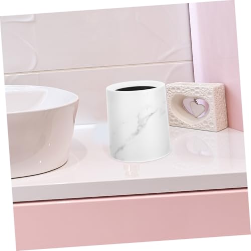 UTHCLO Kleiner Mülleimer mit Marmoroptik Kompakter Robuster Desktop abfalleimer aus PP Leicht zu Reinigen Praktischer Papierkorb für Büro Badezimmer und Küche Platzsparend und Elegant UTHCLO Kleiner Mülleimer mit Marmoroptik Kompakter Robuster Desktop abfalleimer aus PP Leicht zu Reinigen Praktischer Papierkorb für Büro Badezimmer und Küche Platzsparend und Elegant von UTHCLO