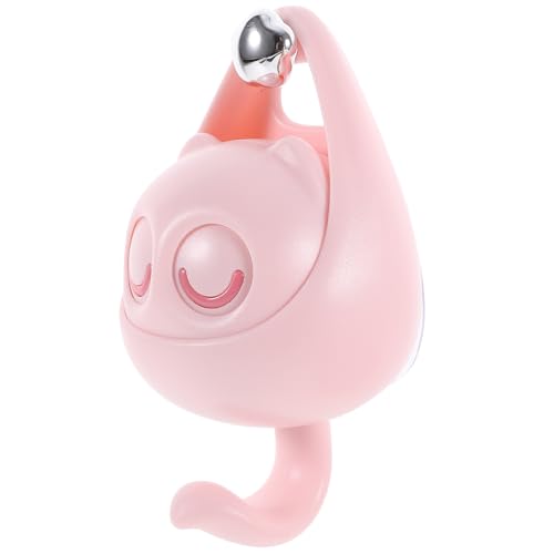 UTHCLO Kreativer Selbstklebender Katzenkopf Wandhaken ohne Bohren Multifunktionaler Schlüssel Handtuchhalter Platzsparender Organizer für Bad Küche Flur und Schlafzimmer Rosa Design von UTHCLO