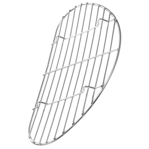 UTHCLO Küchenregal aus Halbmond Dämpfeinsatz für Eier Ölfilter Rack und Vielseitiges Abtropfgestell für Dämpfen von Fisch Gemüse und UTHCLO Küchenregal aus Halbmond Dämpfeinsatz für Eier Ölfilter Rack und Vielseitiges Abtropfgestell für Dämpfen von Fisch Gemüse und von UTHCLO