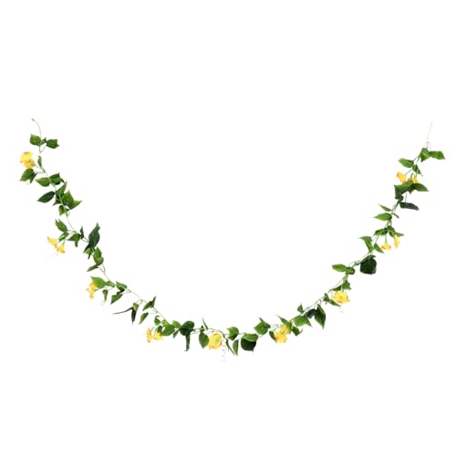 UTHCLO Künstliche Blumen Girlande Gelbe Hänge Rebe UV Beständig Langlebig Dekorative Kunstblumen Deko für Garten Hochzeit Party Indoor Outdoor UTHCLO Künstliche Blumen Girlande Gelbe Hänge Rebe UV Beständig Langlebig Dekorative Kunstblumen Deko für Garten Hochzeit Party Indoor Outdoor von UTHCLO