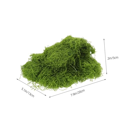 UTHCLO Kunstmoos Grün Für Pflanzgefäße Gartenmoos Künstliches Bastelmoos Dekoration DIY Innenbereich Feengarten Glasbehälter Wände Zuhause von UTHCLO