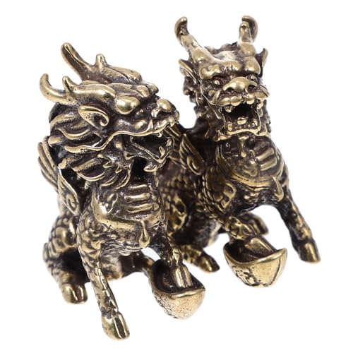 UTHCLO Kupfer Kylin Desktop Ornament Dekoratives Handwerksstück mit Feiner Verarbeitung Langlebig und Farbbeständig Geeignet für Wohnzimmer Arbeitszimmer und Teeraum Edle Heimdekoration UTHCLO Kupfer Kylin Desktop Ornament Dekoratives Handwerksstück mit Feiner Verarbeitung Langlebig und Farbbeständig Geeignet für Wohnzimmer Arbeitszimmer und Teeraum Edle Heimdekoration von UTHCLO