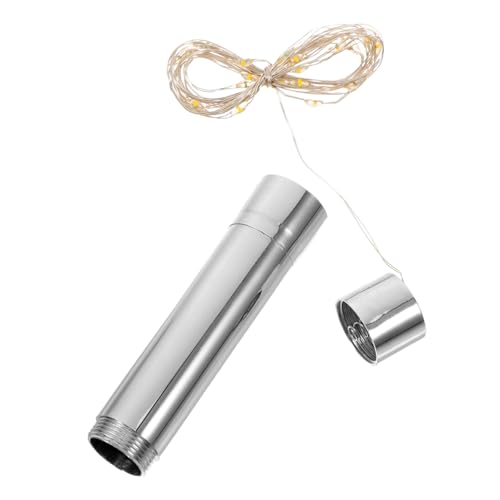 UTHCLO LED Kupferdraht Flaschenlicht Korken Lampe mit Warmweißen Leds Dekorative Lichterkette für Innen und Außen Kabellose Flaschenbeleuchtung Romantische Stimmungsbeleuchtung von UTHCLO