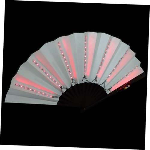 UTHCLO LED Licht Faltfächer Tragbarer Chinesischer Handfächer mit Farbwechsel LED für Party Performance Dekoration ohne Batterien UTHCLO LED Licht Faltfächer Tragbarer Chinesischer Handfächer mit Farbwechsel LED für Party Performance Dekoration ohne Batterien von UTHCLO
