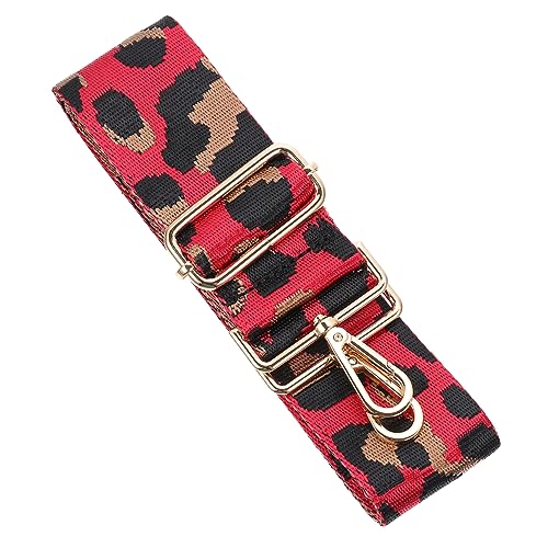 UTHCLO Leopardenprint Umhängetasche Gurt Verstellbarer Schulterriemen für Handtaschen Langlebig Hochwertigem Canvas zum Wechseln für Verschiedene Taschenstile Installieren von UTHCLO