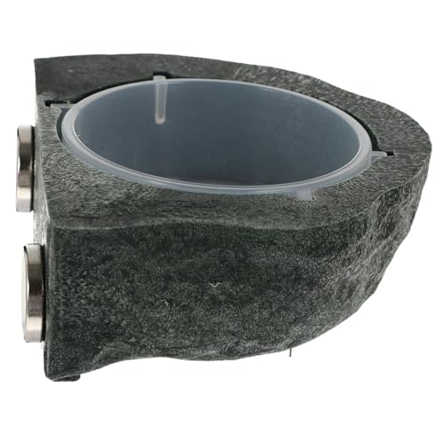 UTHCLO Magnetischer Reptilien Wasserspender Grün Stabile Futterschale für Terrarien Langlebig Bruchfest Leicht zu Reinigen Vielseitig als Trinkschale und Futternapf für Eidechsen und von UTHCLO