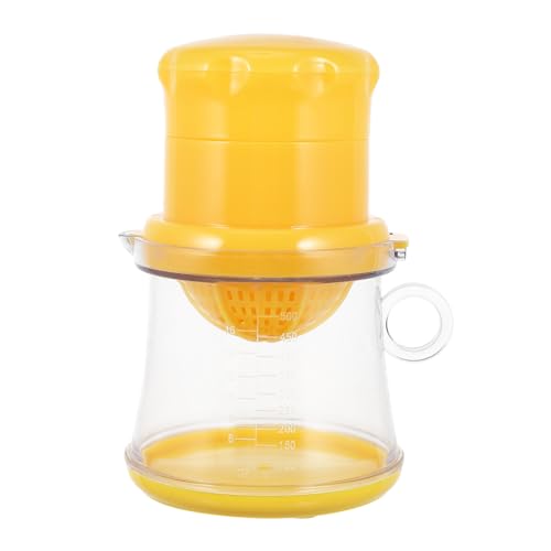 UTHCLO Manuelle Mini fruchtpresse Handpresse Saftspender für Orange Zitrone Wassermelone Bpa frei Leicht zu Reinigen Küchenhelfer für Zuhause und Unterwegs Zufällige Zufällige Farbe von UTHCLO