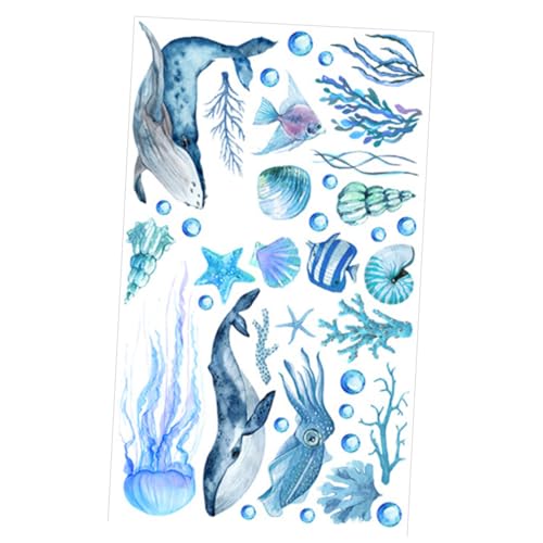 UTHCLO Meerestiere Badewannen Wandtattoo Bunte DIY Wandsticker für Kinderzimmer Badezimmer Abziehbar Dekorativ für Dusche Treppen rutschfeste Unterwasserwelt Aufkleber UTHCLO Meerestiere Badewannen Wandtattoo Bunte DIY Wandsticker für Kinderzimmer Badezimmer Abziehbar Dekorativ für Dusche Treppen rutschfeste Unterwasserwelt Aufkleber von UTHCLO