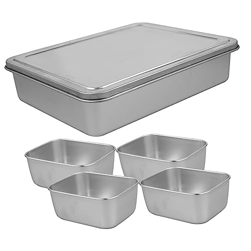 UTHCLO Mehrfach Unterteilte Gewürzbox aus Robustem Edelstahl Fächer mit Deckel Abnehmbar für Snacks Obst Nüsse Sichere Praktische Aufbewahrungspackung UTHCLO Mehrfach Unterteilte Gewürzbox aus Robustem Edelstahl Fächer mit Deckel Abnehmbar für Snacks Obst Nüsse Sichere Praktische Aufbewahrungspackung von UTHCLO