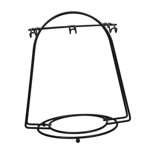 UTHCLO Metall Tassenhalter Schwarz mit Rundbasis für Kaffeetassen und Untertassen Stabiles Stilvolles Tee und Kaffeetassen Display für Küchenarbeitsplatte Langlebiges Organizer Regal UTHCLO Metall Tassenhalter Schwarz mit Rundbasis für Kaffeetassen und Untertassen Stabiles Stilvolles Tee und Kaffeetassen Display für Küchenarbeitsplatte Langlebiges Organizer Regal von UTHCLO