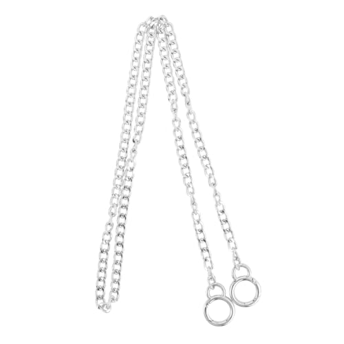 UTHCLO Metalltaschenkette Silber Taschenkettenriemen mit Aufhängung DIY Umhängegurt Ersatzkette für Handtaschen Schultertaschen Zubehör Langlebig und Modisch UTHCLO Metalltaschenkette Silber Taschenkettenriemen mit Aufhängung DIY Umhängegurt Ersatzkette für Handtaschen Schultertaschen Zubehör Langlebig und Modisch von UTHCLO