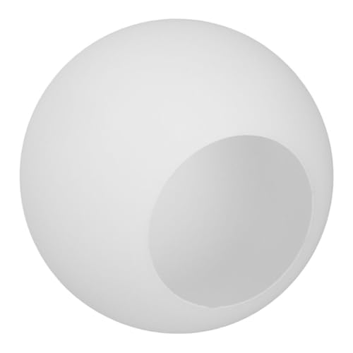 UTHCLO Milchglas Kugel Lampenschirm Ømm Milchweißer Runder Glas Lampenschirm mit Öffnung Weiches Licht für Wohn Esszimmer Einfache Montage Vielseitiger Ersatz für Pendelleuchten von UTHCLO