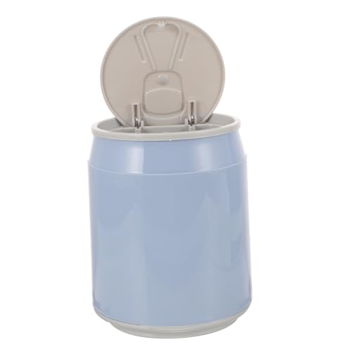 UTHCLO Mini Schreibtisch Mülleimer aus Kunststoff Tragbarer Kleiner Abfalleimer für Büro Schlafzimmer Küche Kompakter Tischabfallbehälter in Blau Praktischer Desktop Abfallkorb UTHCLO Mini Schreibtisch Mülleimer aus Kunststoff Tragbarer Kleiner Abfalleimer für Büro Schlafzimmer Küche Kompakter Tischabfallbehälter in Blau Praktischer Desktop Abfallkorb von UTHCLO