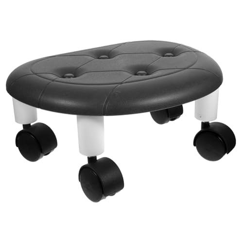 UTHCLO Multifunktionaler Niedriger Drehhocker mit Robuster Konstruktion Rutschfester Kleiner Sitzhocker für Bad Schuhwechsel und Vielseitige Nutzung von UTHCLO