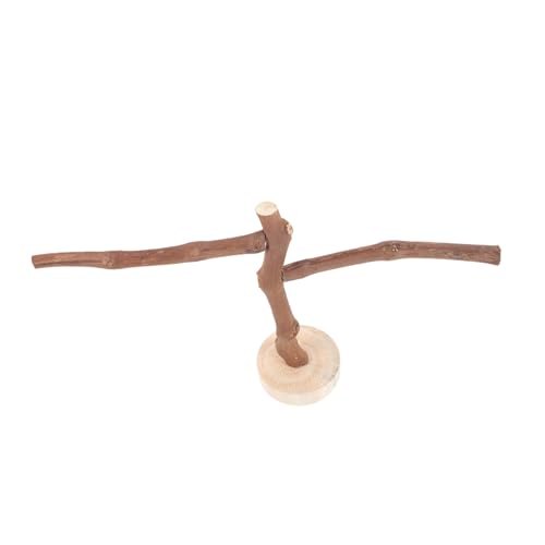 UTHCLO Natürliche Traubenholz Sitzstange für Papageien und Wellensittiche Hoher Vogelstand mit Querästen Kratzfestes Kauspielzeug zur Krallenpflege Sicherer Vogelkäfig Zubehör Einfach zu UTHCLO Natürliche Traubenholz Sitzstange für Papageien und Wellensittiche Hoher Vogelstand mit Querästen Kratzfestes Kauspielzeug zur Krallenpflege Sicherer Vogelkäfig Zubehör Einfach zu von UTHCLO