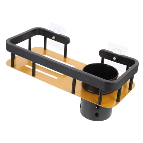 UTHCLO Nordisches Bohrfreies Wandregal aus Langlebigem Legierungs Material Multifunktionaler Bad Küchen aufbewahrungshalter mit Ablage und Rutschfestem Design Platzsparend für Shampoo UTHCLO Nordisches Bohrfreies Wandregal aus Langlebigem Legierungs Material Multifunktionaler Bad Küchen aufbewahrungshalter mit Ablage und Rutschfestem Design Platzsparend für Shampoo von UTHCLO