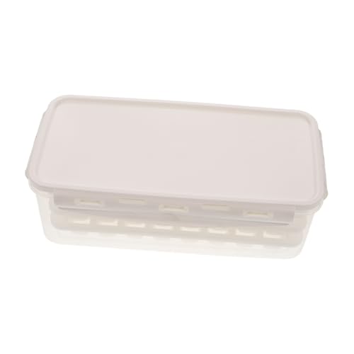 UTHCLO Plastik Eiswürfelform mit Deckel Eiswürfelbehälter Auslaufsicher Stapelbar Leicht zu Reinigen für DIY Eiswürfel und Erfrischende Sommergetränke von UTHCLO