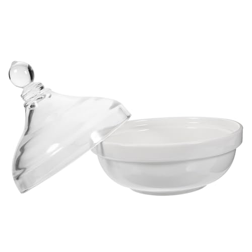 UTHCLO Porzellan Ramekin mit Deckel Keramik Backschale für Desserts Pudding und Obst Einfache Reinigung Glatte Kanten Stilvolles Weißes Design für Zuhause Schule und Restaurant UTHCLO Porzellan Ramekin mit Deckel Keramik Backschale für Desserts Pudding und Obst Einfache Reinigung Glatte Kanten Stilvolles Weißes Design für Zuhause Schule und Restaurant von UTHCLO