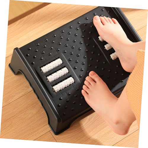 UTHCLO Praktischer Kunststoff Fußhocker Tritthocker rutschfest Fußablage für Büro und Zuhause Ergonomischer Sitzhocker unter Schreibtisch Vielseitig Einsetzbar von UTHCLO