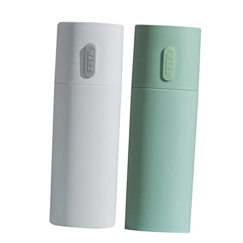 UTHCLO Reisetaschen Zahnbürstenetui Weiß Multifunktionaler Zahnputzbecher Zahnpasta Aufbewahrungsbox Kompakt Tragbar für Badezimmer Zubehör von UTHCLO